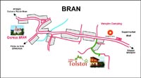 Bran Moieciu Pensiunea Casa Tolstoi | Harta